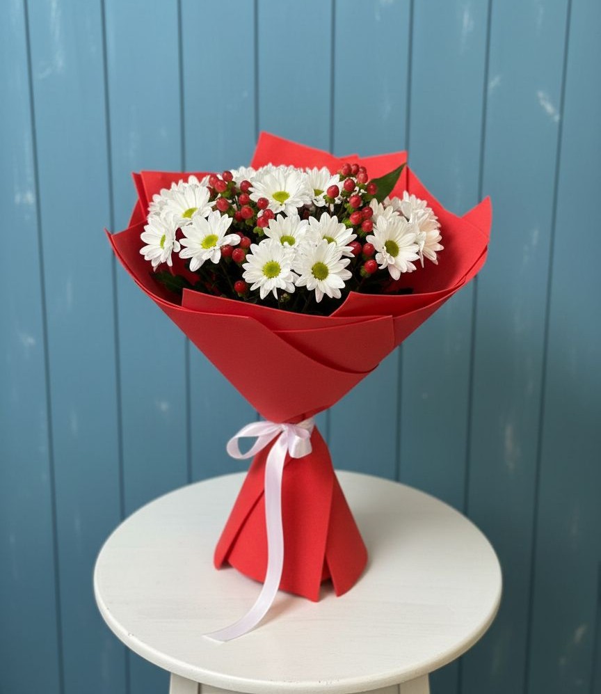 Букет цветов из: Хризантемы в Усть-Ишиме