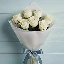 Букет 7 Белых роз Эдлесс Лав в Усть-Ишиме