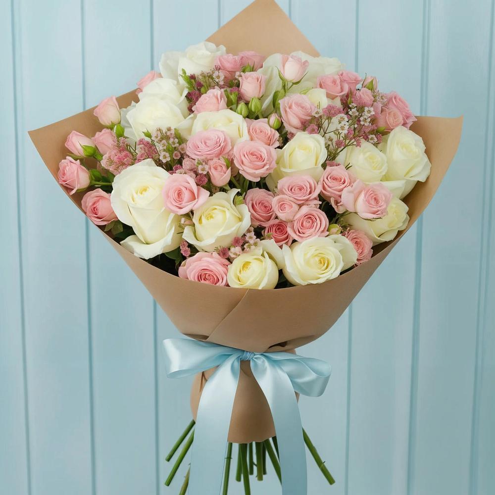 Букет цветов из: Розы в Усть-Ишиме
