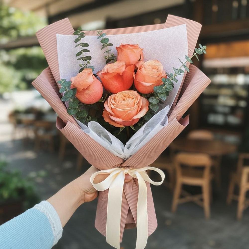 Букет цветов из: Розы в Усть-Ишиме