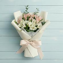 Букет цветов из:  Альстромерии в Усть-Ишиме