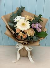 Букет цветов из:  Герберы и Хризантемы в Усть-Ишиме