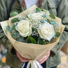 Букет Нежные грёзы в Усть-Ишиме Букет цветов из: Розы в Усть-Ишиме