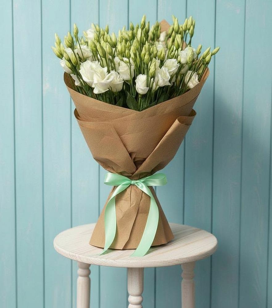 Букет цветов из: Лизиантусы в Усть-Ишиме