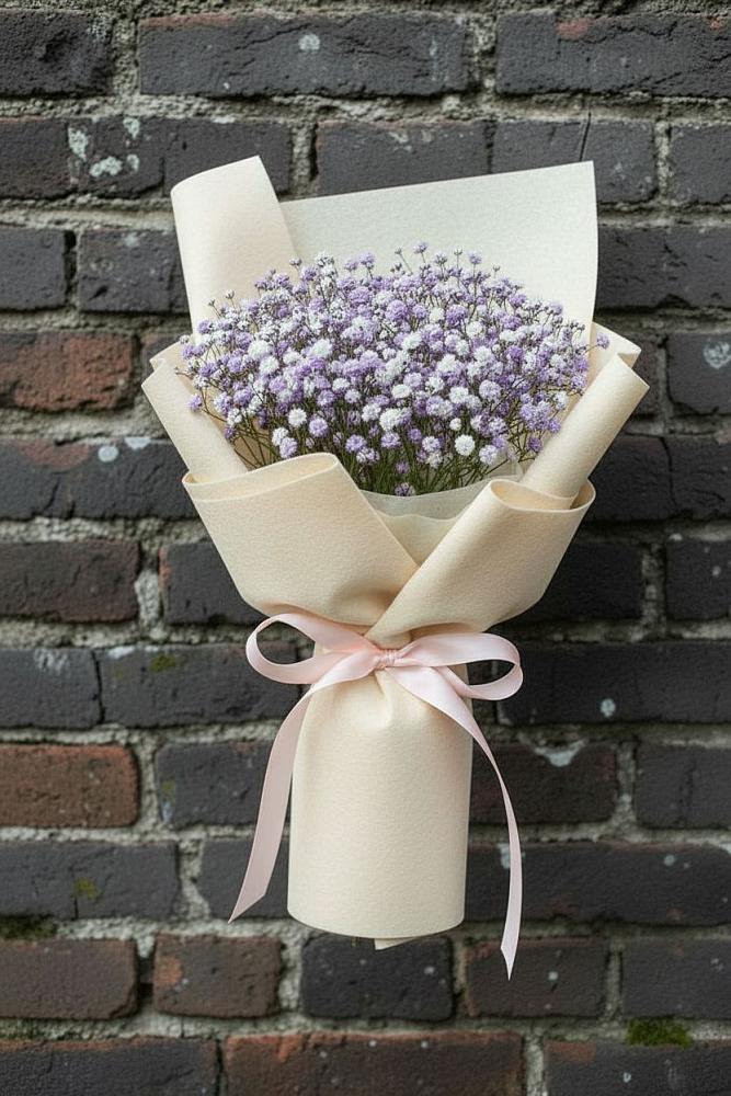 Букет цветов из: Гипсофила в Усть-Ишиме