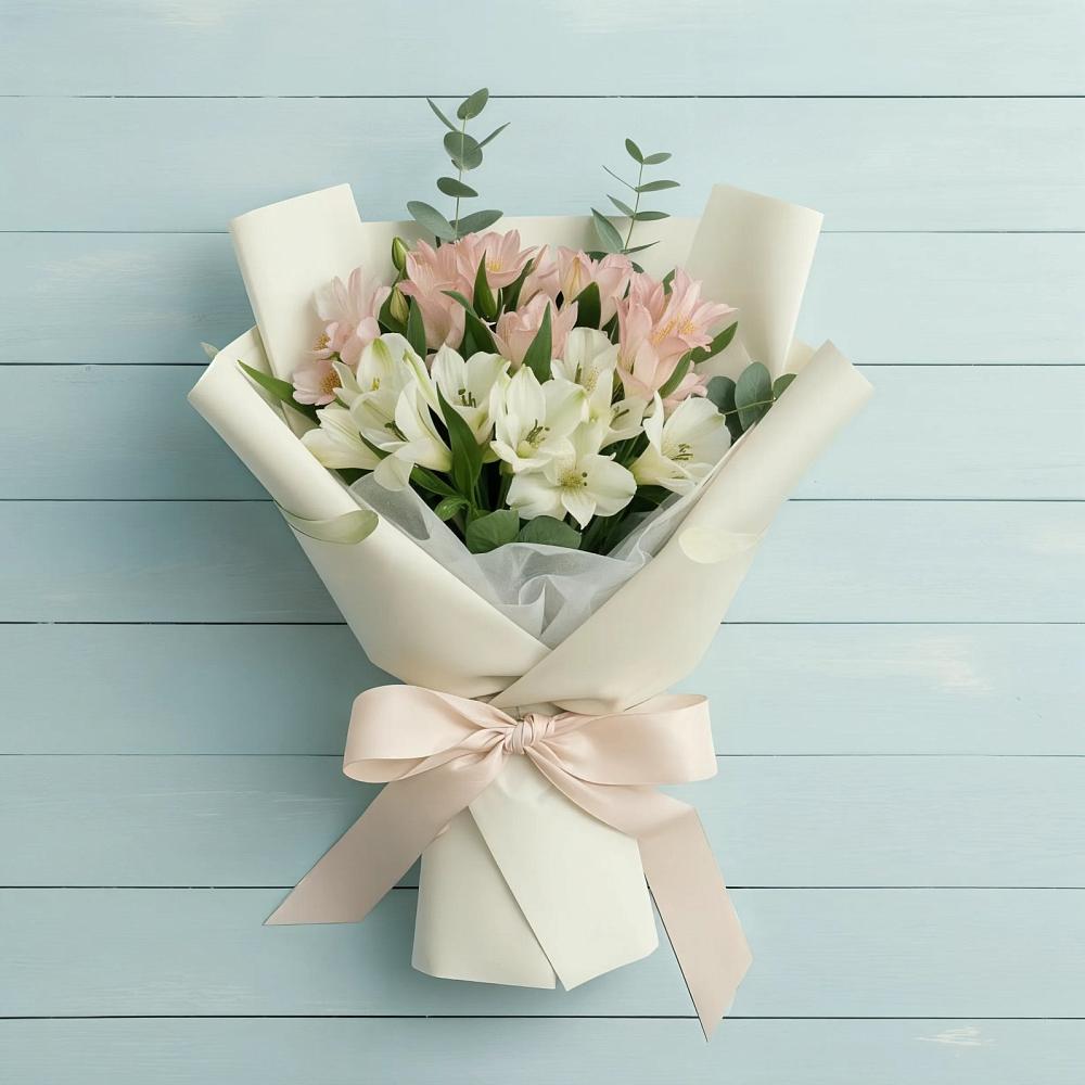 Букет цветов из: Альстромерии в Усть-Ишиме