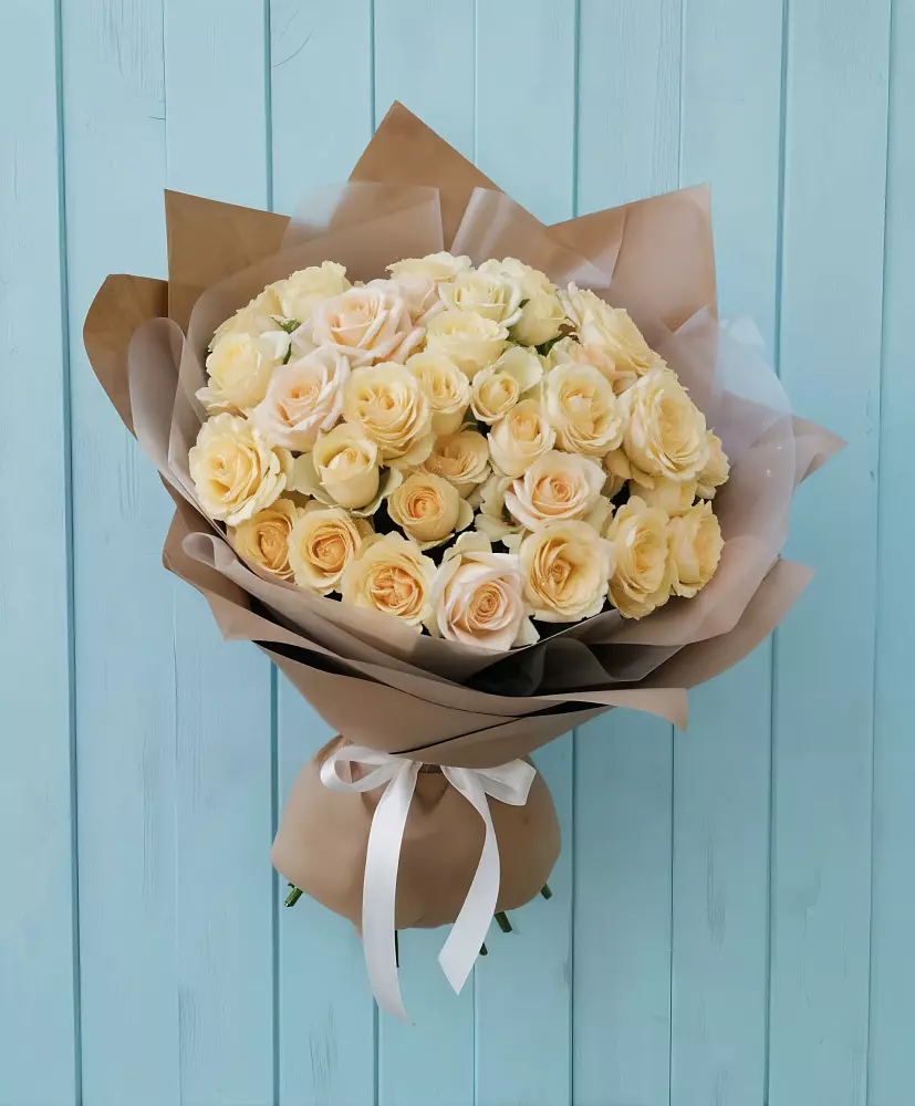 Букет Кремовое облако в Усть-Ишиме