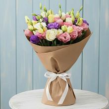 Букет цветов из:  Лизиантусы в Усть-Ишиме